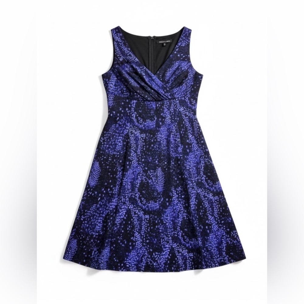 Jones Wear Purple & Black Sleeveless Dress – Size 8